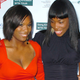 Serena Williams and Venus Williams during pre-Wimbledon party arrivals at Kensington Roof Gardens in London (Sylvia Linares/Getty Images)